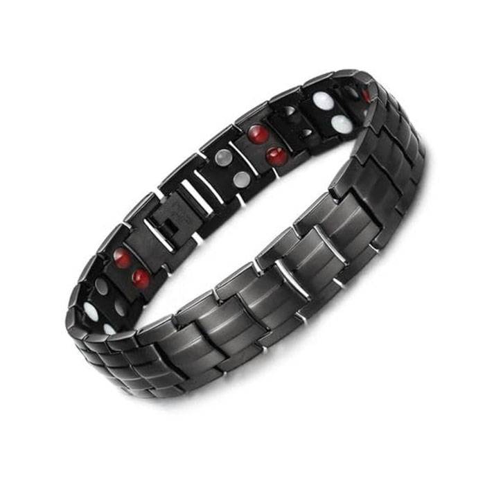 BLACK BIO MAGNETIC BRACELET