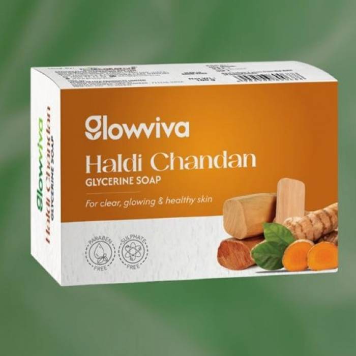 PV_SOAP GLYCERINE HALDI CHANDAN(GLOVIVA)