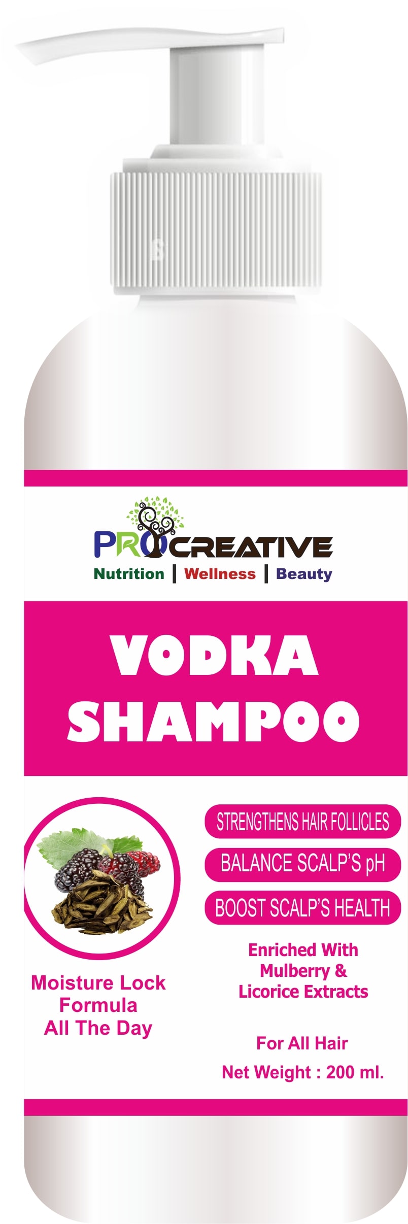 SHAMPOO-VODKA SHAMPOO